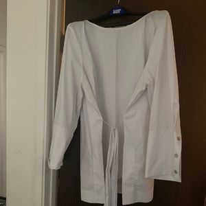 White waist tie blouse size 24 never worn